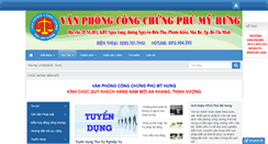 Desktop Screenshot of congchungphumyhung.vn
